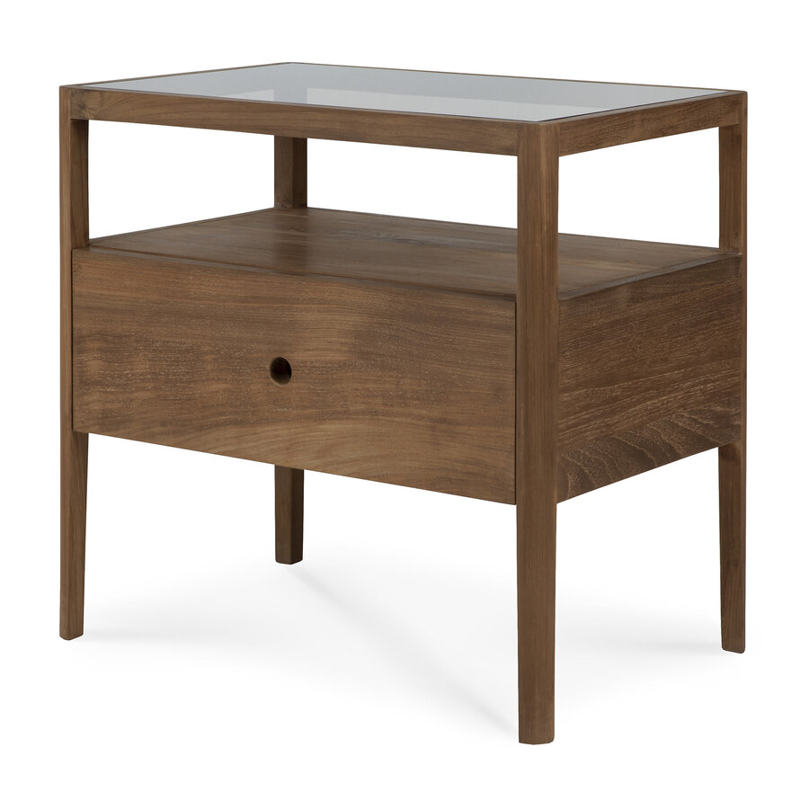SPINDLE BEDSIDE TABLE by Ethnicraft
