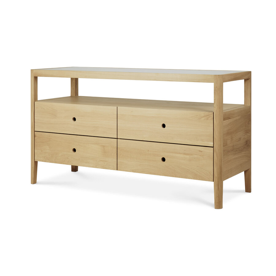 COMMODE SPINDLE - 4 TIROIRS par Ethnicraft