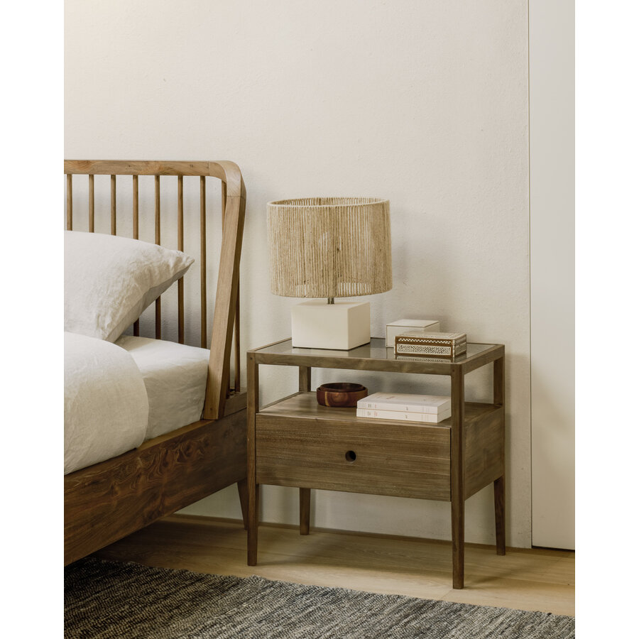 SPINDLE BEDSIDE TABLE by Ethnicraft