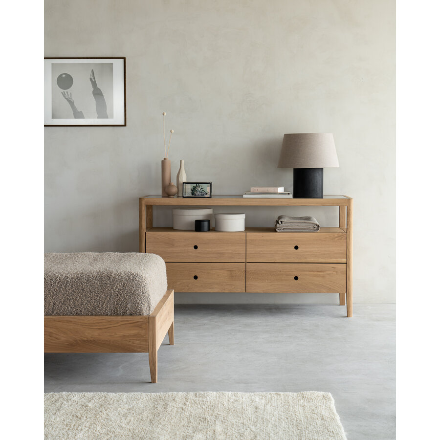 COMMODE SPINDLE - 4 TIROIRS par Ethnicraft