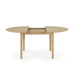 BOK EXTENDABLE TABLE - ROUND - 51''/70.5'' by Ethnicraft