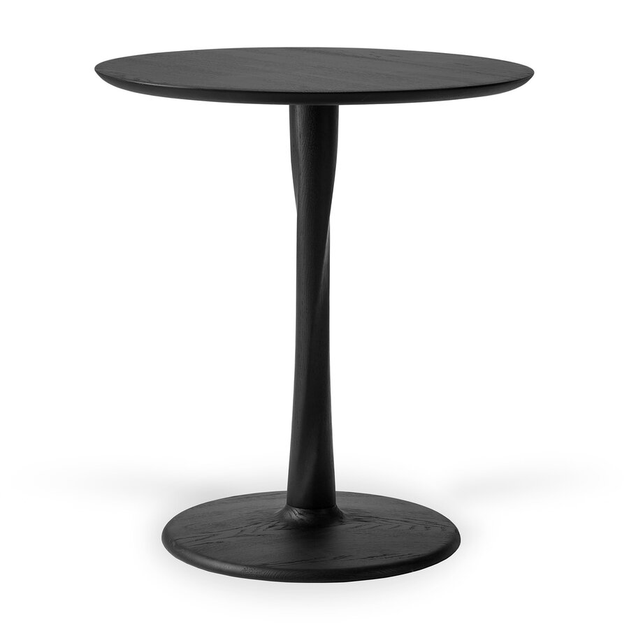 TABLE À DÎNER TORSION - CHÊNE VERNIS - RONDE 28'' par Ethnicraft