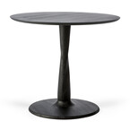 TABLE À DÎNER TORSION - CHÊNE VERNIS - RONDE 35.5'' par Ethnicraft