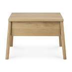 AIR BEDSIDE TABLE - OAK - 1 DRAWER by Ethnicraft