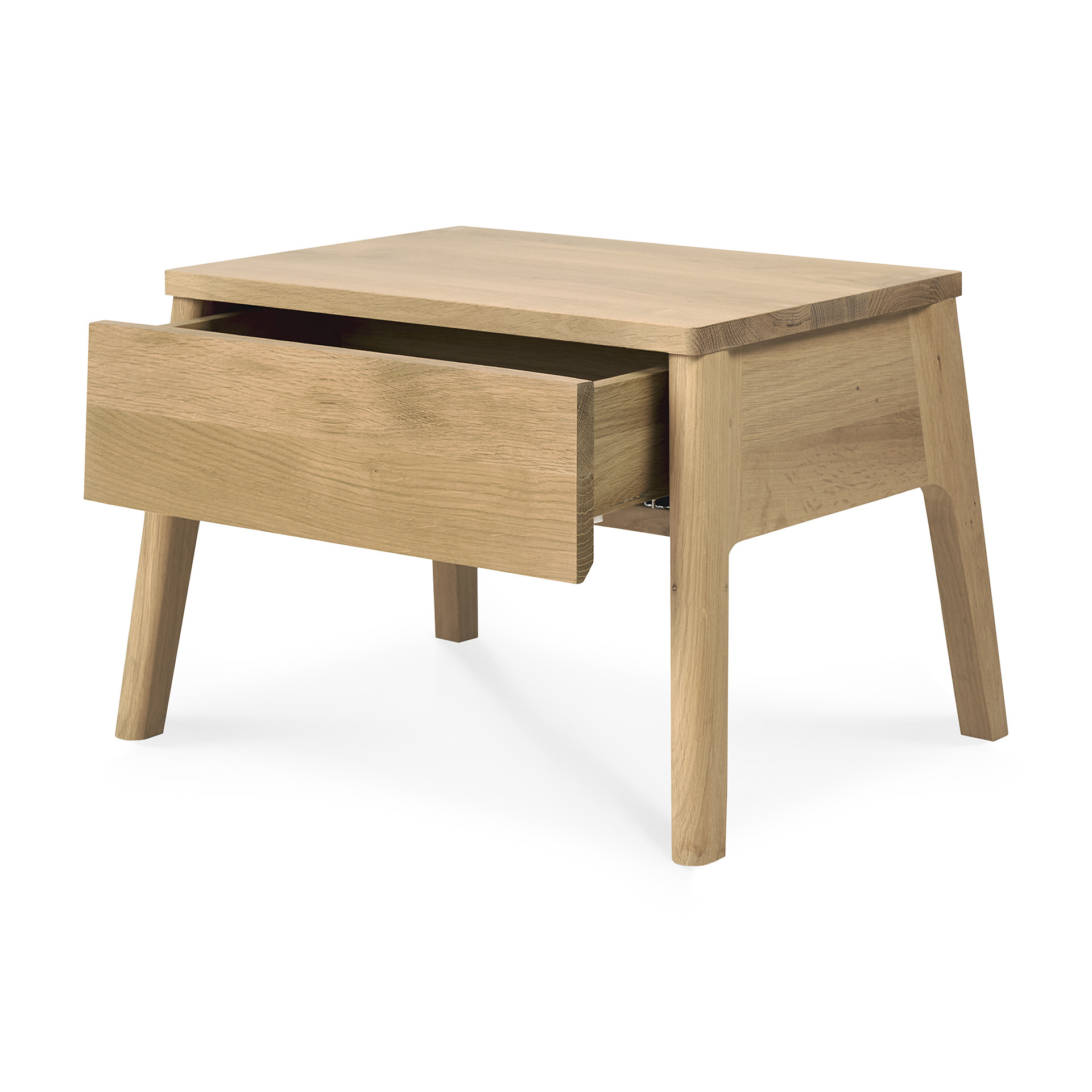 AIR BEDSIDE TABLE OAK 1 DRAWER by Ethnicraft LOVACO