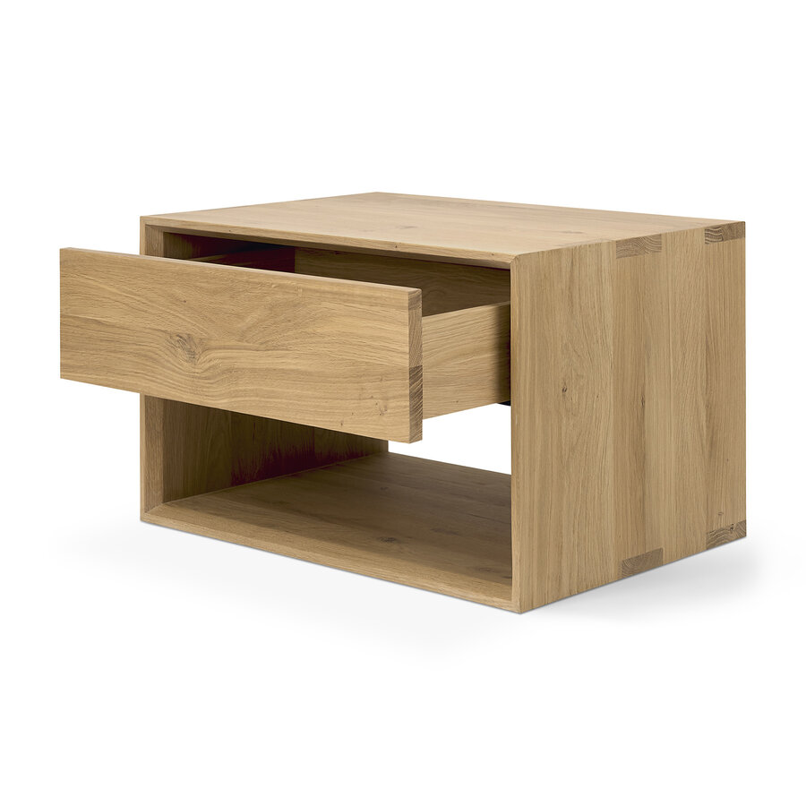 NORDIC II BEDSIDE TABLE - OAK - 1 DRAWER by Ethnicraft