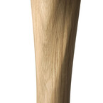 TABLE À DÎNER TORSION - CHÊNE VERNIS - RONDE 28'' par Ethnicraft