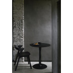 TABLE À DÎNER TORSION - CHÊNE VERNIS - RONDE 28'' par Ethnicraft