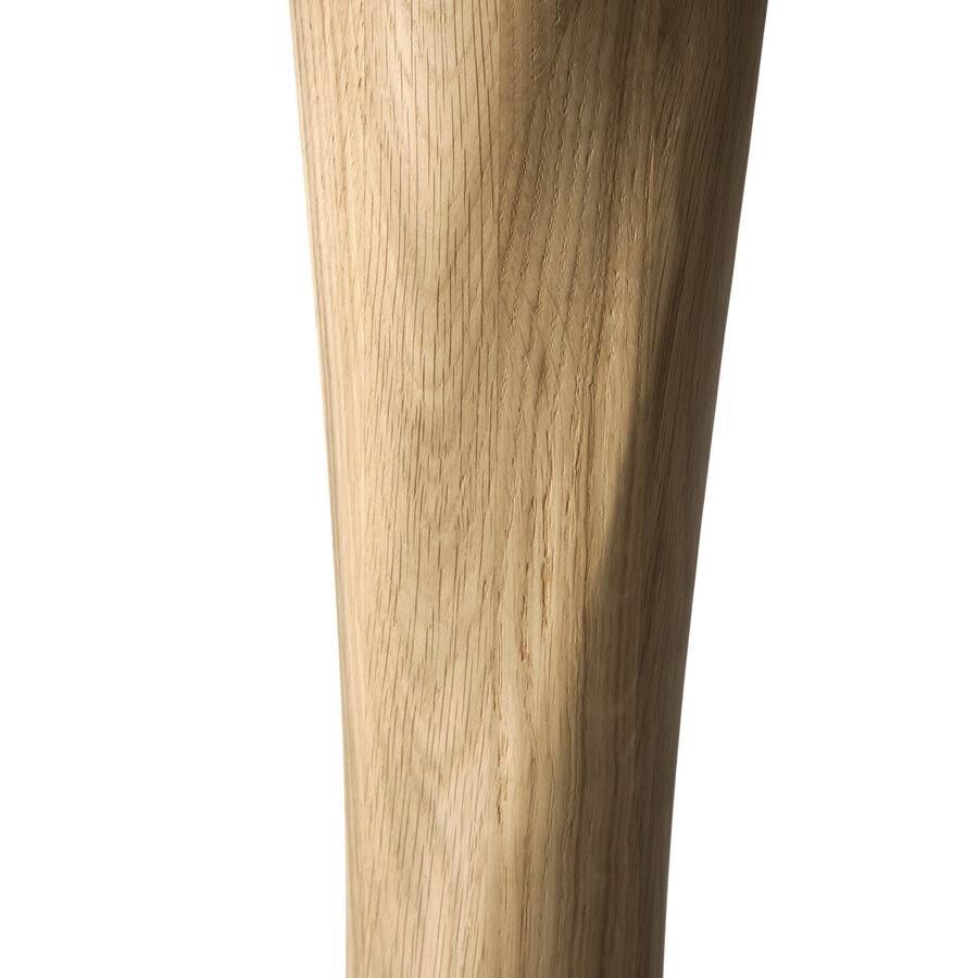 TORSION DINING TABLE - VARNISHED OAK - ROUND 50'' by Ethnicraft