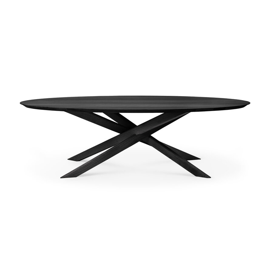 MIKADO DINING TABLE 105'' x 54.5'' - OAK - OVAL by Ethnicraft