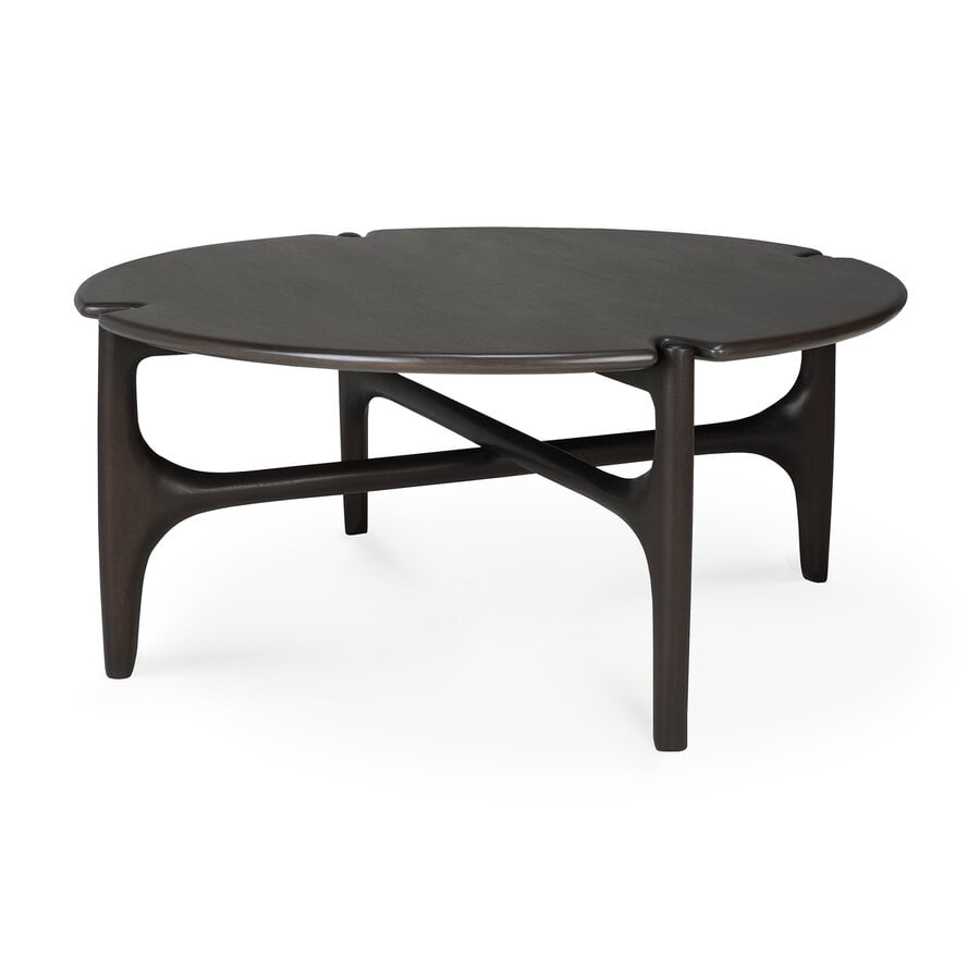 TABLE À CAFÉ PI 31.5'' - ACAJOU - BRUN FONCÉ par Ethnicraft