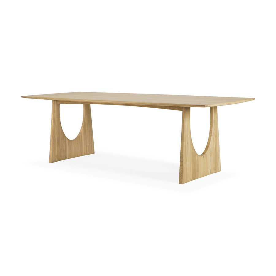 TABLE À DÎNER GEOMETRIC 98.5''x39.5'' - CHÊNE - RECTANGULAIRE par Ethnicraft