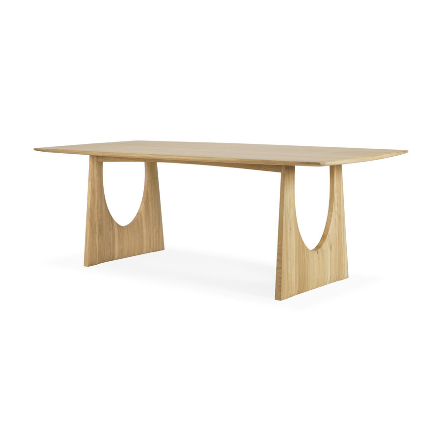 GEOMETRIC DINING TABLE 86.5''x39.5'' - OAK - RECTANGULAR by Ethnicraft