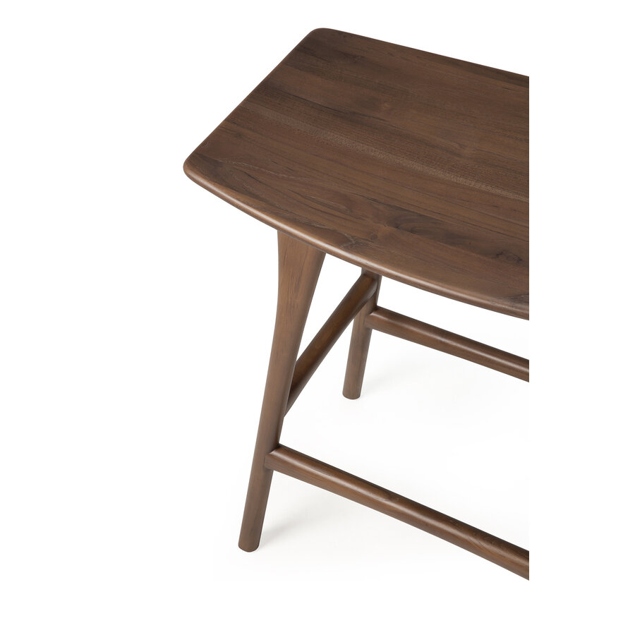 OSSO COUNTER STOOL - BROWN TEAK by Ethnicraft