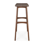 OSSO BAR STOOL - BROWN TEAK by Ethnicraft