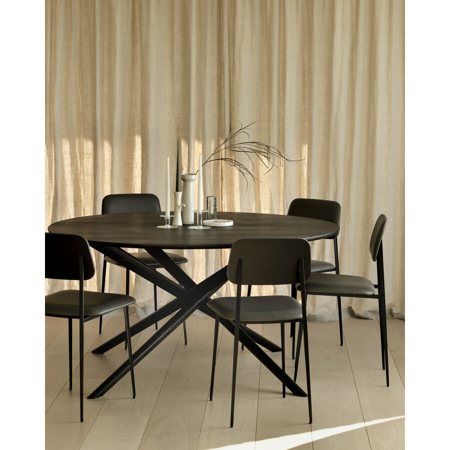 MIKADO DINING TABLE 59'' - OAK - ROUND by Ethnicraft