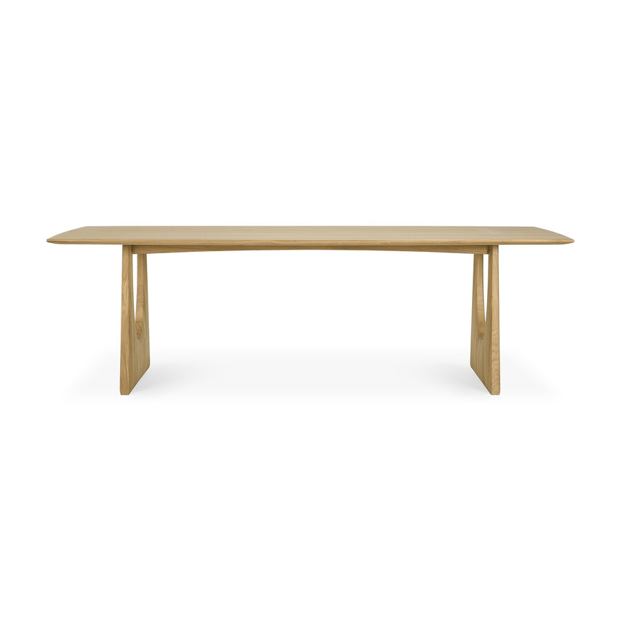 TABLE À DÎNER GEOMETRIC 98.5''x39.5'' - CHÊNE - RECTANGULAIRE par Ethnicraft