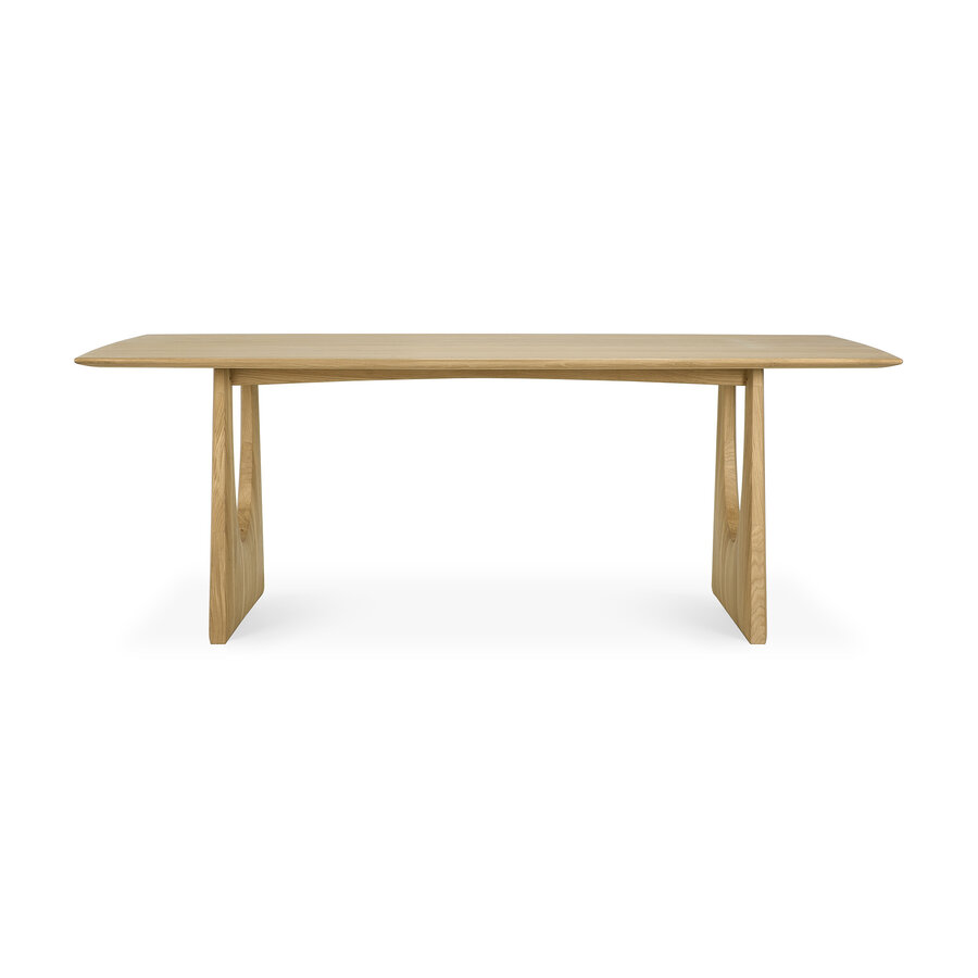 GEOMETRIC DINING TABLE 86.5''x39.5'' - OAK - RECTANGULAR by Ethnicraft