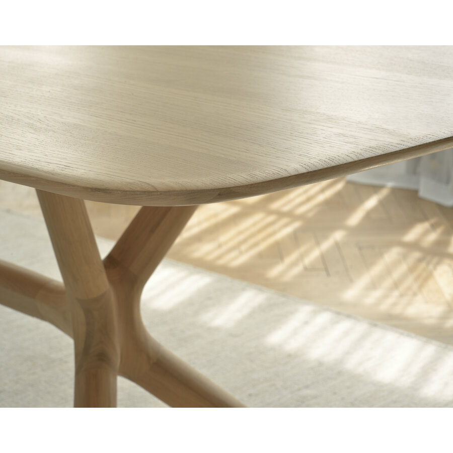 X DINING TABLE - 88''x39.5'' - OAK - RECTANGULAR by Ethnicraft