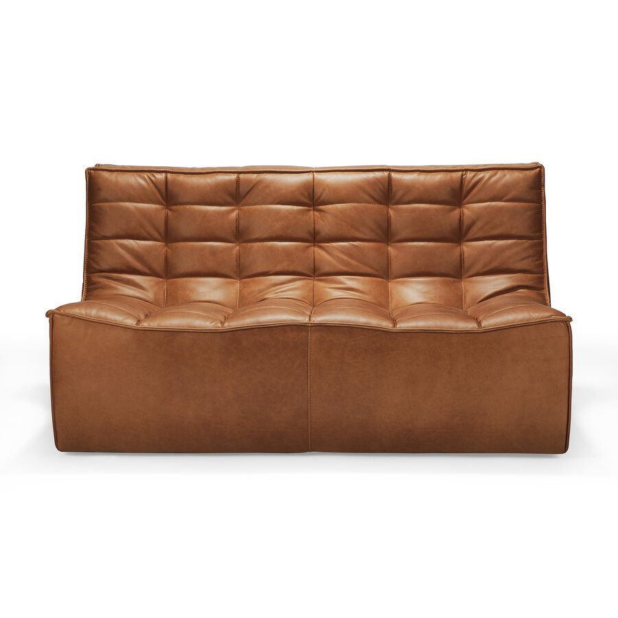 N701 Old Saddle leather sofa - 2 seater by Ethnicraft