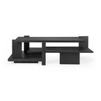 ABSTRACT COFFEE TABLE - BLACK TEAK by Ethnicraft