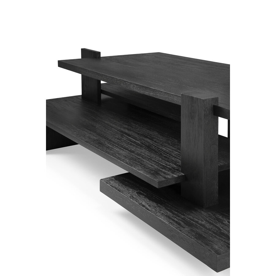 ABSTRACT COFFEE TABLE - BLACK TEAK by Ethnicraft