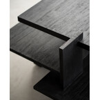 ABSTRACT COFFEE TABLE - BLACK TEAK by Ethnicraft