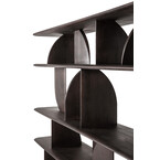 GEOMETRIC RACK 82.5'' - DARK BROWN TEAK by Ethnicraft