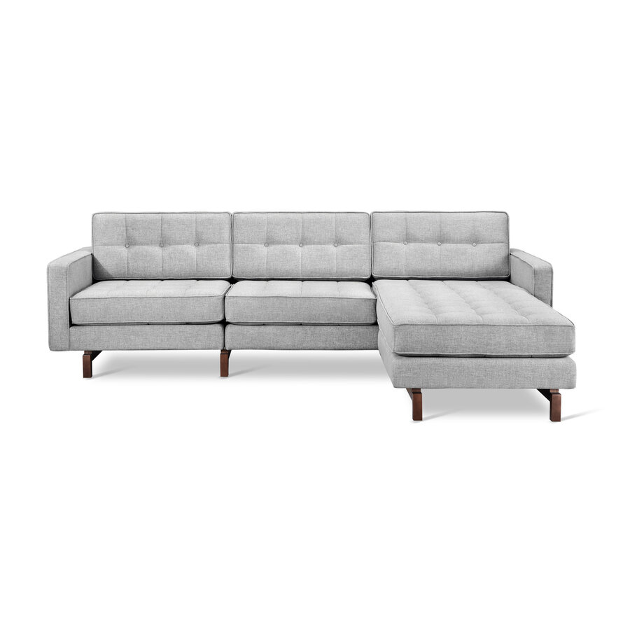 Jane 2 bi-sectional and walnut base by Gus* Modern