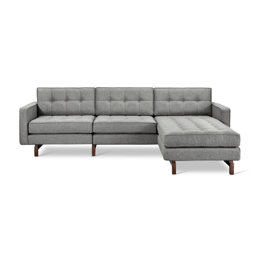 Jane 2 bi-sectional and walnut base by Gus* Modern