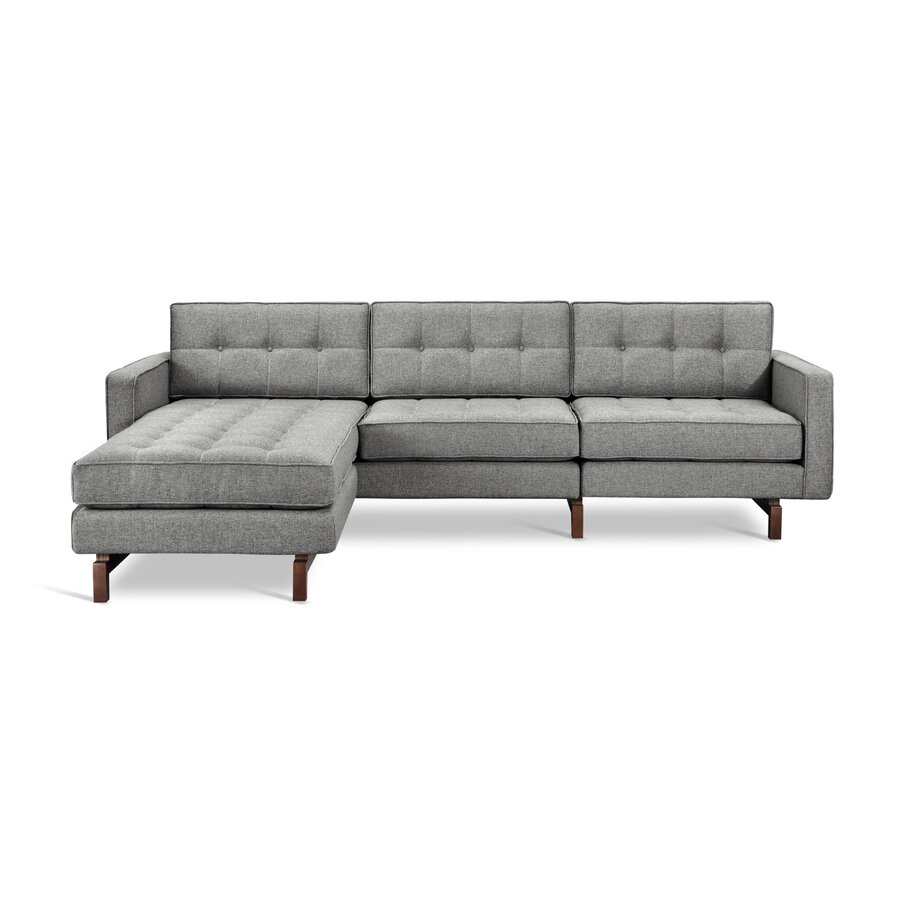 Jane 2 bi-sectional and walnut base by Gus* Modern