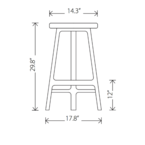 HYKU BAR STOOL