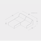 Nexus bi-sectionnel by Gus* Modern