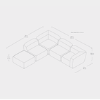 Bi-sectionnel Circuit 5-pc par Gus* Modern