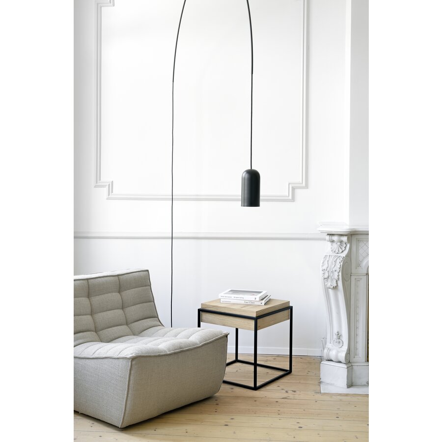 MONOLIT SIDE TABLE - OILED OAK - STORAGE SPACE by  Ethnicraft