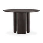 ROLLER MAX DINING TABLE - VARNISHED MAHOGANY - DARK BROWN 59.5'' by Ethnicraft