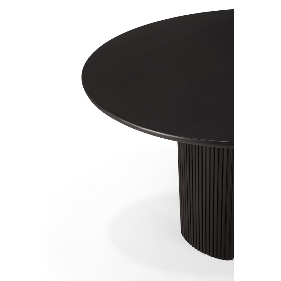 ROLLER MAX DINING TABLE - VARNISHED MAHOGANY - DARK BROWN 59.5'' by Ethnicraft