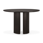 ROLLER MAX DINING TABLE - VARNISHED MAHOGANY - DARK BROWN 59.5'' by Ethnicraft