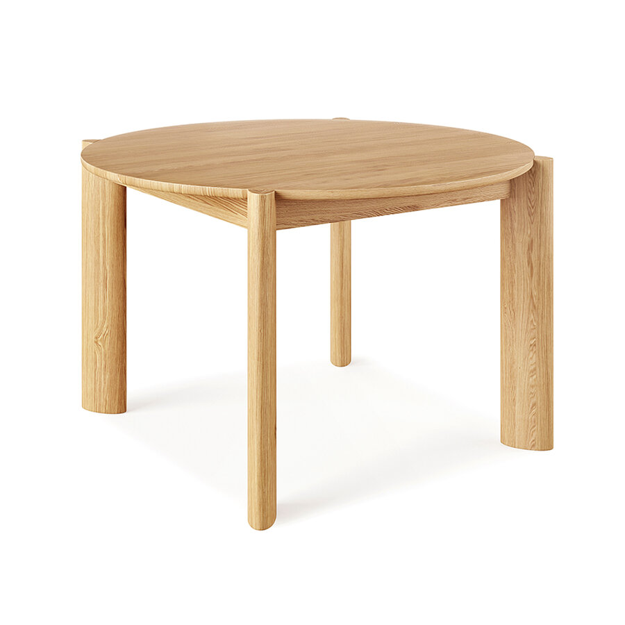 BANCROFT DINING TABLE - WHITE OAK - ROUND - 47'' by Gus* Modern