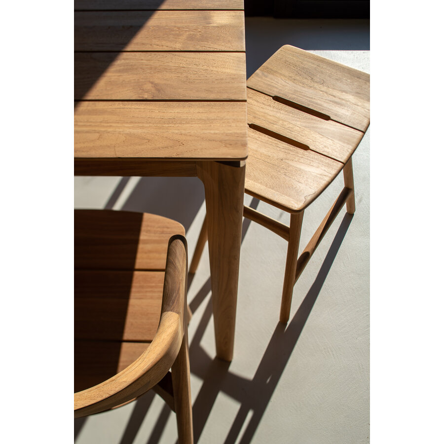 BOK OUTDOOR DINING TABLE - TEAK - SQUARE 31.5''x31.5'' by Ethnicraft