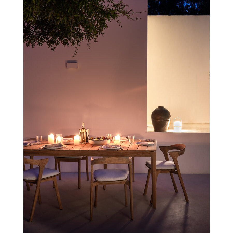 BOK OUTDOOR DINING TABLE - TEAK - RECTANGULAR 79'' x 39.5'' by Ethnicraft