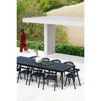 BOK OUTDOOR DINING TABLE - TEAK - RECTANGULAR 98.5'' x 39.5'' by Ethnicraft
