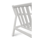 JACK OUTDOOR ARMCHAIR 1 SEATER - ALUMINIUM - WHITE by Ethnicraft