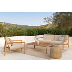JACK OUTDOOR SOFA - TEAK - 2 SEATER+ by Ethnicraft