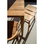 OSSO DINING STOOL - TEAK by Ethnicraft
