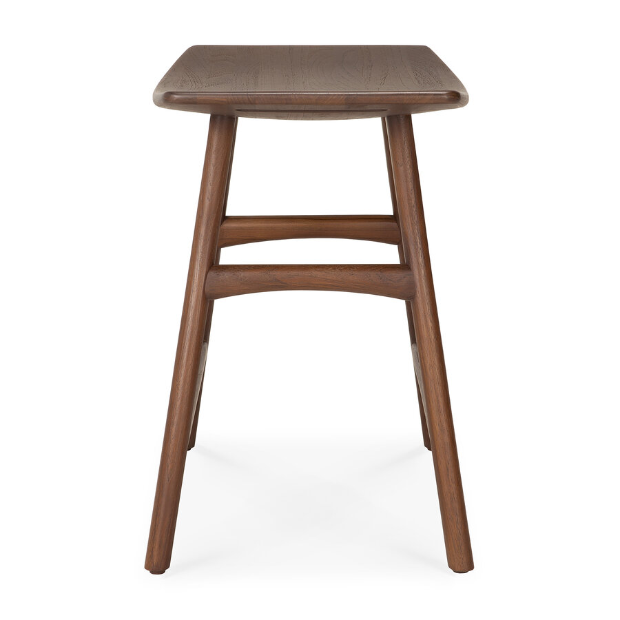 OSSO DINING STOOL - VARNISHED TEAK - BROWN  by Ethnicraft