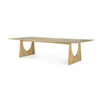 GEOMETRIC MEETING TABLE - VARNISHED OAK 123.5'' by Ethnicraft