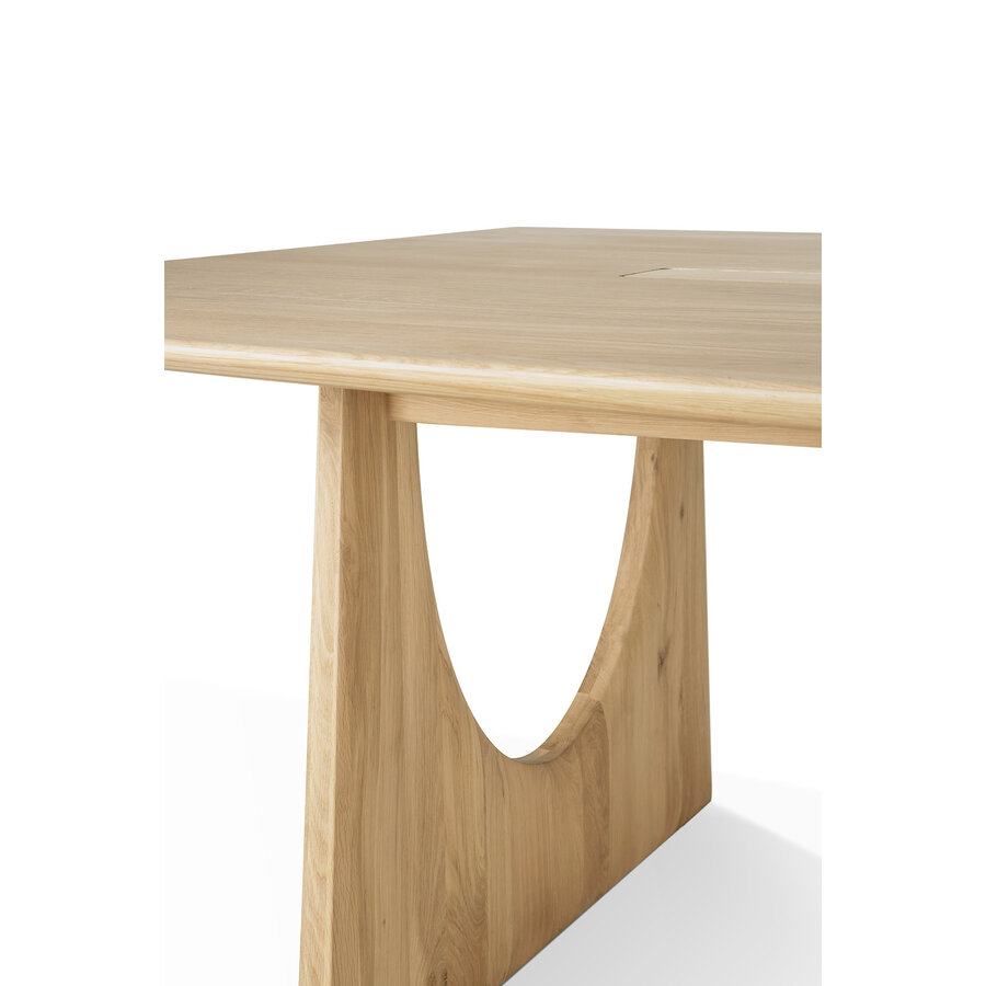 GEOMETRIC MEETING TABLE - VARNISHED OAK 123.5'' by Ethnicraft