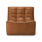 N701 Old Saddle leather sofa - 1 seater by Ethnicraft