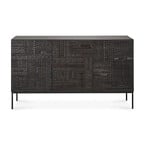 TABWA SIDEBOARD - VARNISHED TEAK - BLACK 59'' by  Ethnicraft